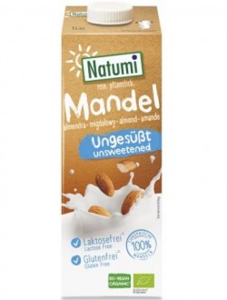 Мигдальне рослинне органічне молоко Natumi Natural, 1л