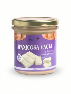 Aрахісова паста з білим шоколадом Мантека 