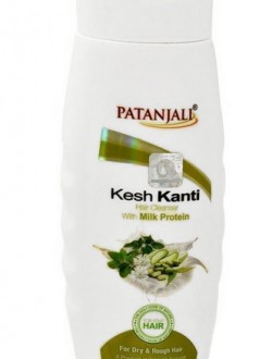 Живильний протеїновий шампунь молочний протеїн Кеш Канті Патанджалі