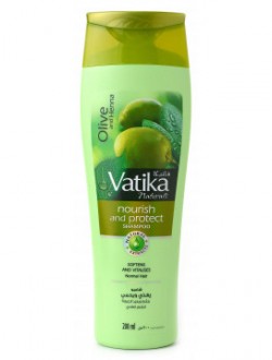 Шампунь з оливковою олією для ослаблених і ламких волосся Dabur Vatika, 200 мл