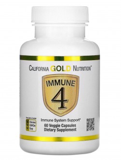 Засіб для зміцнення імунітету, Immune4, California Gold Nutrition, 60