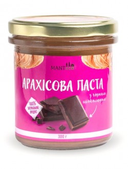 Арахісова паста з чорним шоколадом Manteca 